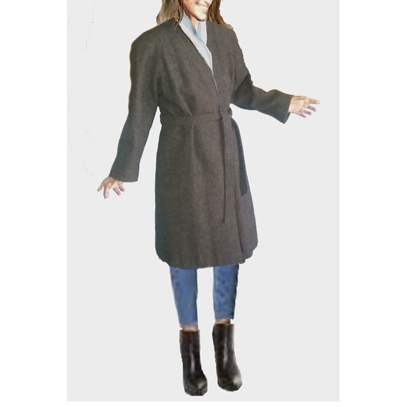 100% Wool Coat by David Makofsky - Picture 3 of 10